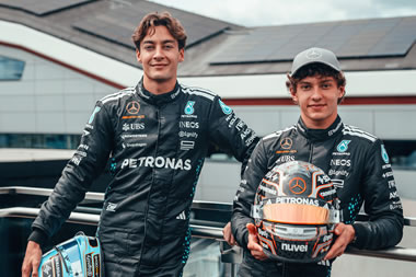 Mercedes asegura la continuidad de Russell y Antonelli en 2026