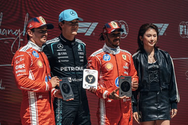 George Russell gana superando por poco a Charles Leclerc - Reporte Sprint - GP de China