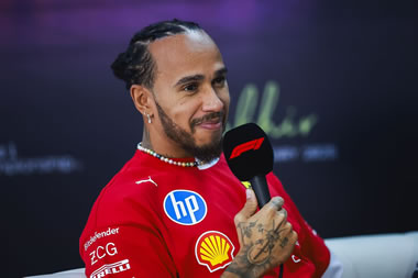 Hamilton disfruta su nuevo desafío con Ferrari: 