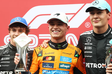 Norris gana mientras que Piastri choca y se aleja del campeonato - Reporte Sprint - GP de Brasil