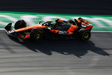 Norris de nuevo adelante en una sesión caótica - Reporte Pruebas Libres 2 - GP de Países Bajos