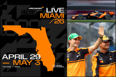 McLaren Racing celebrará su Gran Premio número 1.000 con un evento masivo en Miami