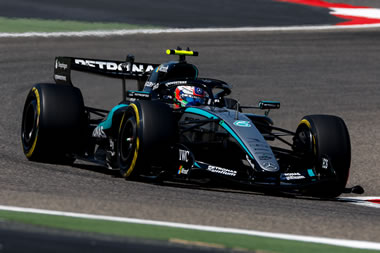 Antonelli deja a Mercedes una vez más adelante en el penúltimo día de pruebas en Bahrein