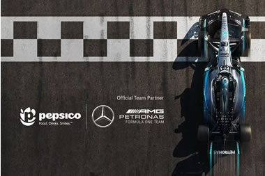 PepsiCo desembarca con fuerza en la F1: Gatorade, Sting y Doritos se unen a Mercedes desde 2026