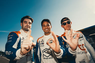 Maldonado, Van Uitert y Van der Helm logran el segundo lugar en las 4 Horas de Spa