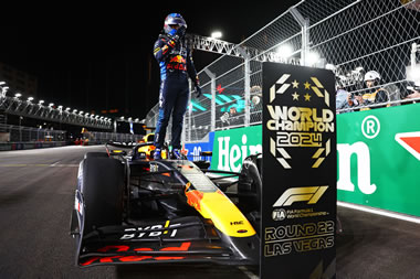 Russell gana y Verstappen se lleva el tetracampeonato mundial de F1 - Reporte Carrera - GP de Las Vegas