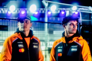 Norris y Piastri son descalificados de la carrera del Gran Premio de Las Vegas