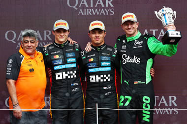 Norris gana en casa y Hülkenberg logra su primer podio en F1 - Reporte Carrera - GP de Gran Bretaña
