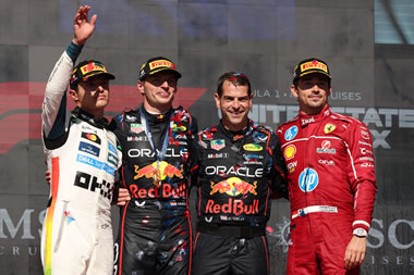 Verstappen gana en Austin y acecha el liderato a cinco carreras del final  - Reporte Carrera - GP de Estados Unidos
