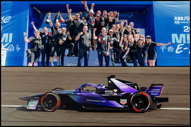 Porsche se lleva la victoria y el tercer lugar en el E-Prix de Miami de Fórmula E