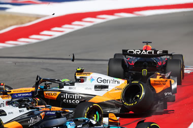 Verstappen gana y aprovecha el desastre de los McLaren - Reporte Sprint - GP de Estados Unidos
