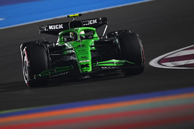 Parrilla de salida del GP de Qatar tras penalización para Bortoleto