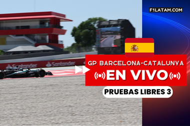 Tercera sesión de pruebas libres del Gran Premio de Barcelona-Catalunya - ¡EN VIVO!