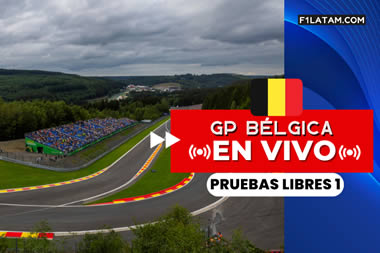Primera sesión de pruebas libres del Gran Premio de Bélgica - ¡EN VIVO!
