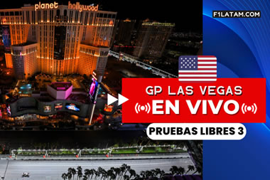 Tercera sesión de pruebas libres del Gran Premio de Las Vegas - ¡EN VIVO!