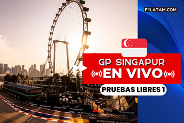 Primera sesión de pruebas libres del Gran Premio de Singapur - ¡EN VIVO!