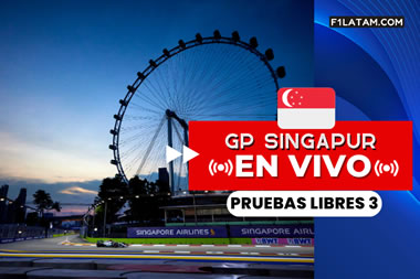 Tercera sesión de pruebas libres del Gran Premio de Singapur - ¡EN VIVO!