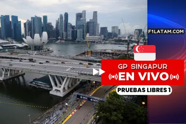 Primera sesión de pruebas libres del Gran Premio de Singapur - ¡EN VIVO!