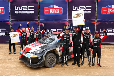 Toyota GAZOO Racing logra en Chile el título del Campeonato Mundial de Rally - WRC