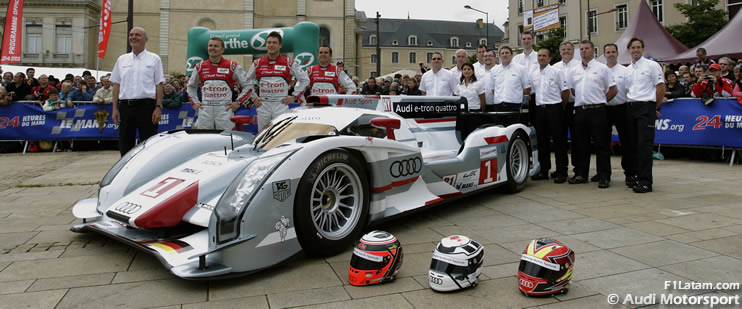 Conoce a los autos y pilotos que tendrá Audi para defender el título en las 24 Horas de Le Mans 2012 
