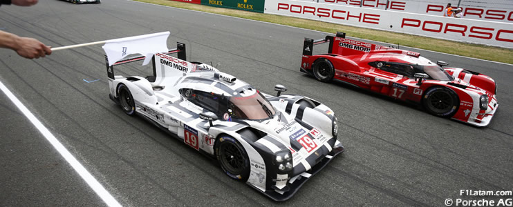 Hülkenberg, Bamber y Tandy logran la victoria en las 24 Horas de Le Mans con un Porsche 919 Hybrid
 