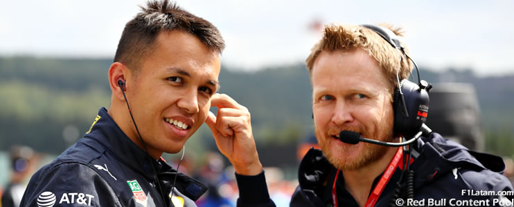 Red Bull confirma a Albon como compañero de Verstappen para 2020