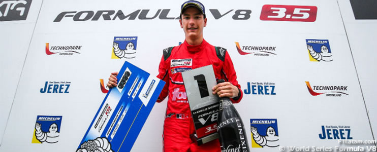 Alfonso Celis Jr se presenta ante los suyos en la World Series Formula V8 3.5 