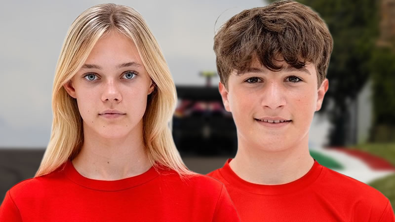 Ferrari anuncia la incorporación de dos jóvenes promesas a su Academia de Pilotos
