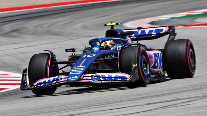 Grilla de partida del GP de España tras doble penalización para Gasly 