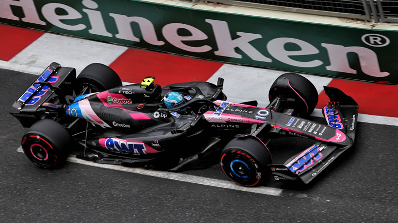 Parrilla de salida del GP de Azerbaiyán tras descalificación de Gasly y penalización para Zhou 