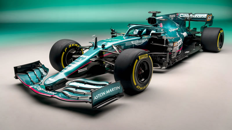 El nuevo Aston Martin AMR21 de Sebastian Vettel y Lance Stroll ya está listo