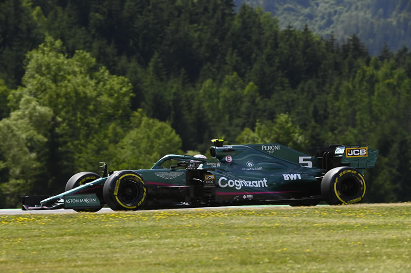 Grilla de partida del GP de Austria tras penalización para Sebastian Vettel 