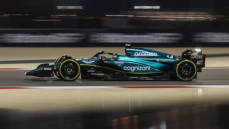 Alonso adelante mostrando el potencial de Aston Martin - Reporte Pruebas Libres 2 - GP de Bahrein