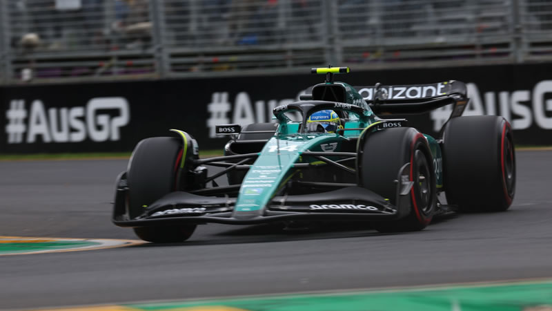 Alonso adelante previo a la lluvia - Reporte Pruebas Libres 2 - GP de Australia 