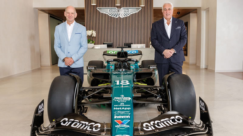 Lawrence Stroll desmiente especulaciones sobre el rol de Adrian Newey en Aston Martin