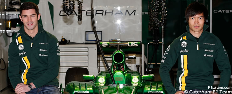 Caterham anuncia a Alexander Rossi y Ma Qing Hua como pilotos de reserva 