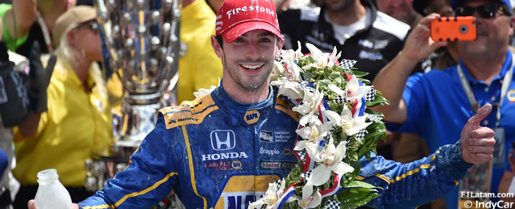 Alexander Rossi hace historia al lograr la victoria en el centenario de las 500 millas de Indianápolis
 