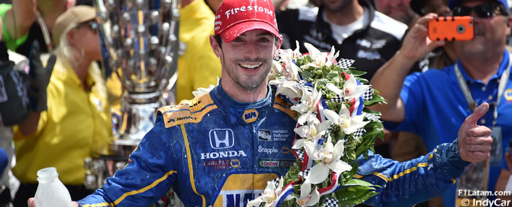 Alexander Rossi hace historia al lograr la victoria en el centenario de las 500 millas de Indianápolis
