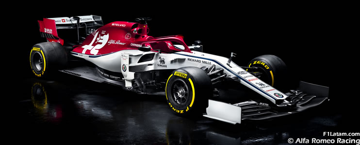 Alfa Romeo Racing presenta el nuevo C38 de Räikkönen y Giovinazzi para 2019 