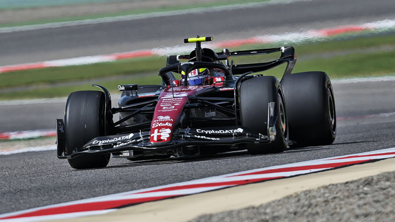 Zhou con el mejor tiempo con blandos - Tests en Bahrein - Reporte Día 2