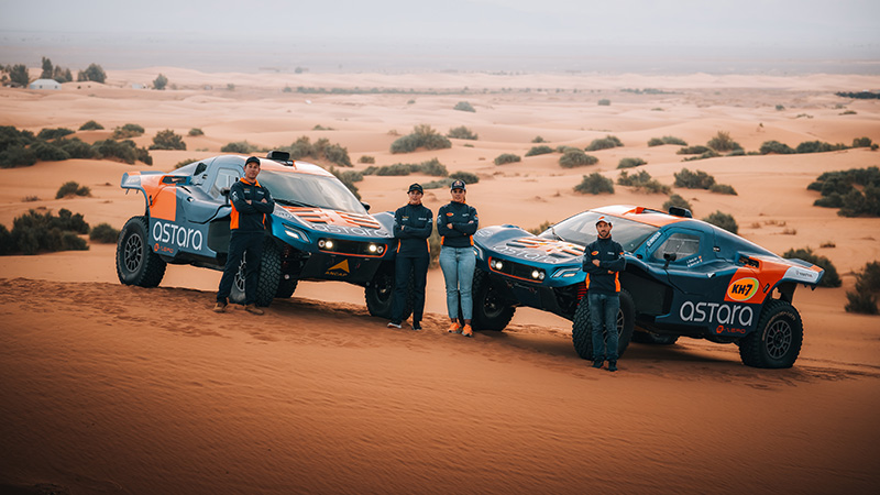 El astara Team en el exigente Rally Dakar 2024 estará liderado por mujeres 