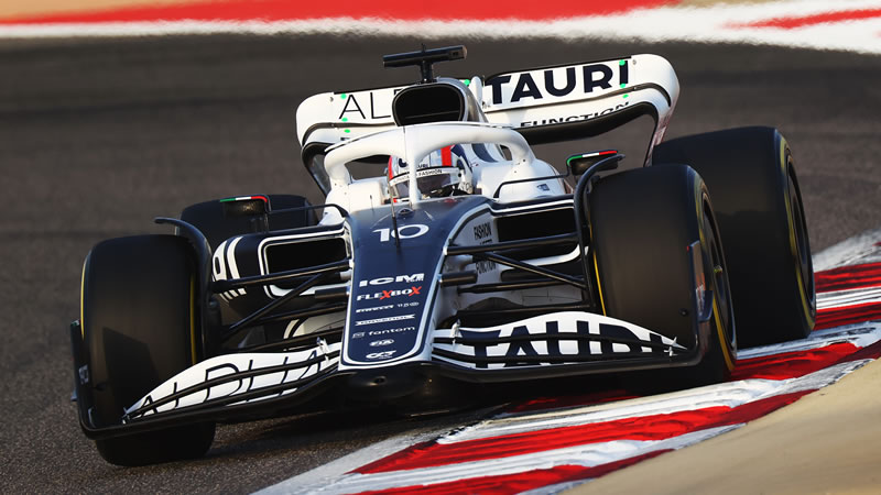 Pierre Gasly comanda los tiempos en Sakhir - Test en Bahrein F1 2022 - Día 1 