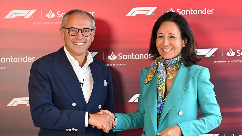 Banco Santander regresa al Campeonato Mundial de Fórmula 1 