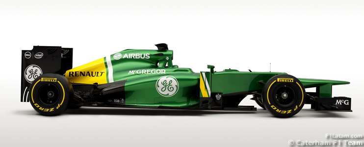 Fotos - Video: La escudería Caterham presenta en el Circuito de Jerez su nuevo CT03

