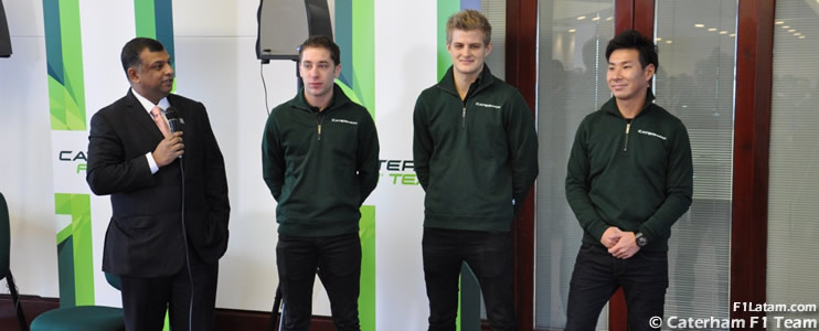 Kamui Kobayashi y Marcus Ericsson representarán a Caterham en la Temporada 2014
 