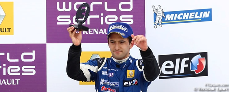 Con podium en Novatos, inició Carlos Huertas su participación en la World Series by Renault
 