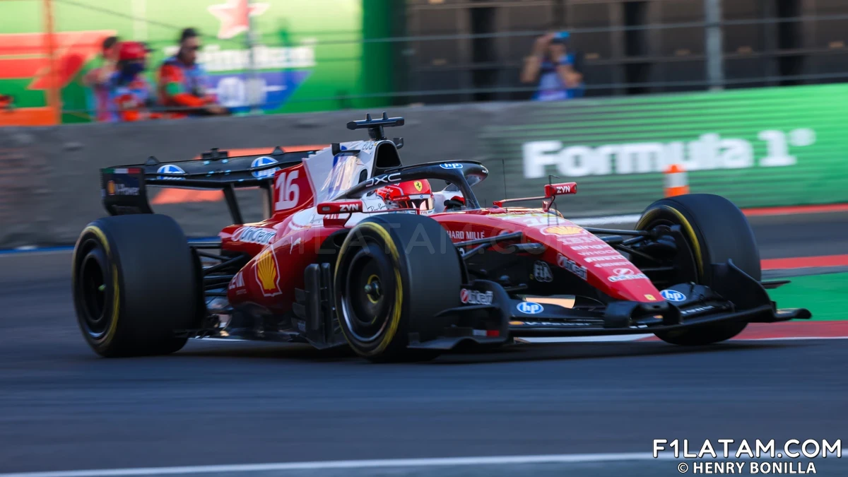 Leclerc adelante con amplia participación de pilotos rookies - Reporte Pruebas Libres 1 - GP de México