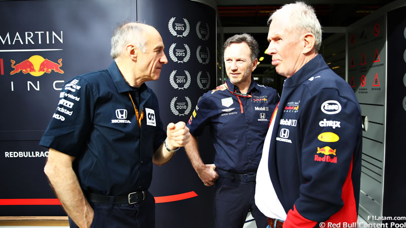 Red Bull y AlphaTauri lamentan el retiro de su proveedor de unidad de potencia Honda de la F1