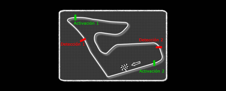 FIA anuncia las zonas de detección y activación del DRS en el Red Bull Ring
 