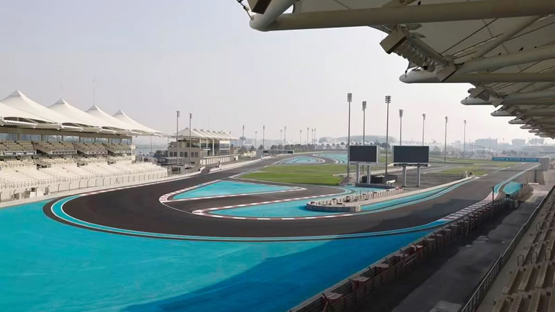 El Yas Marina Circuit está listo para la final de F1 2021 con varias modificaciones en el trazado